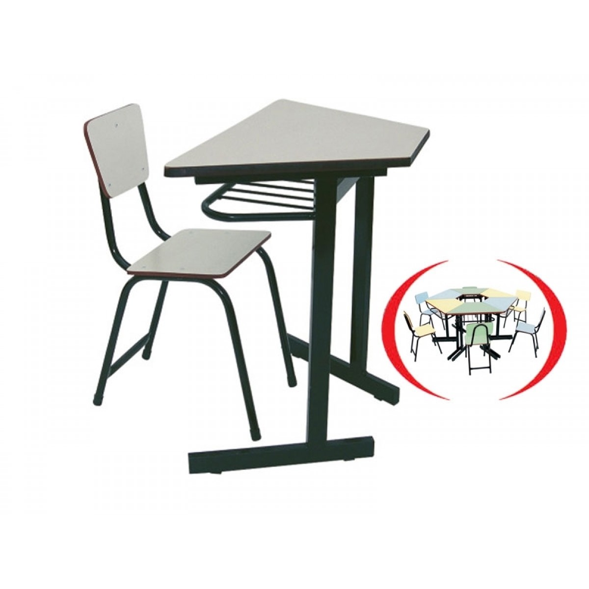 CONJUNTO DE CARTEIRA SEXTAVADA (PRÉ)