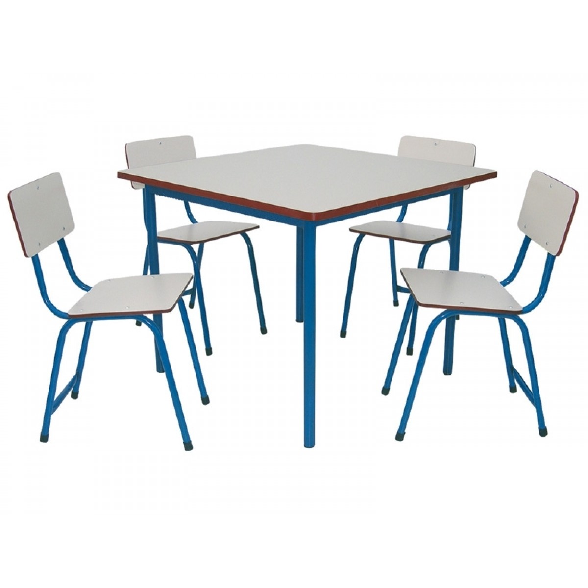 CONJUNTO DE MESA E CADEIRA 0,80 X 0,80 (FUNDAMENTAL)