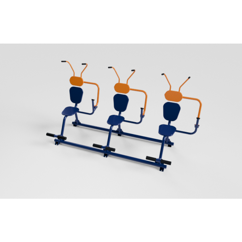 Cadeira Abdominal Tripla