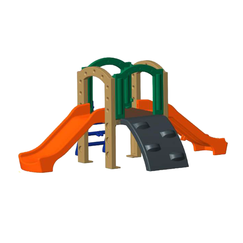 Playground Infatil 2 Torres Rotomoldado Escalada (PLK0101)